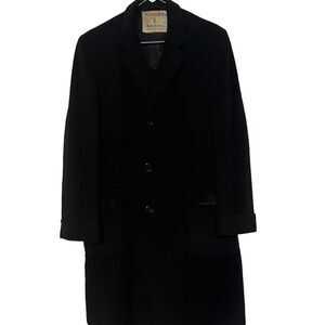 Vintage Men Hickey Freeman Kasara Wool Cashmere Overcoat Coat